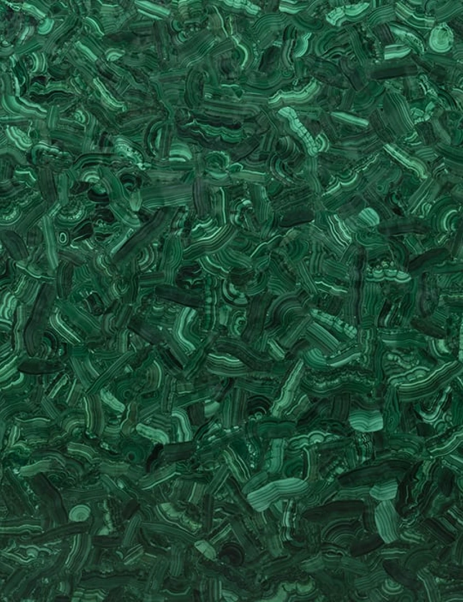 Halbedelsteinen malachite