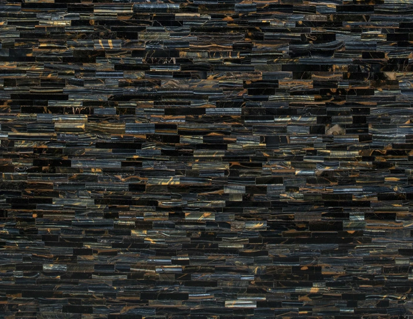 Semiprecious TIGER EYE BLUE