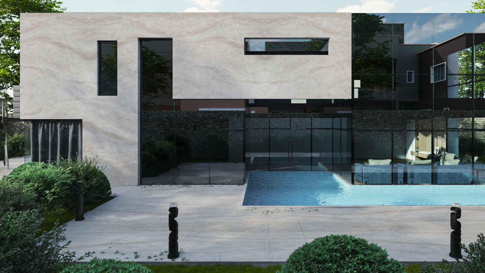 Ultimate natural stone for those special holiday home magic spaces
