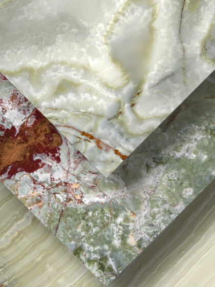 Grüner Onyx: natürliche Eleganz für Innenbereiche