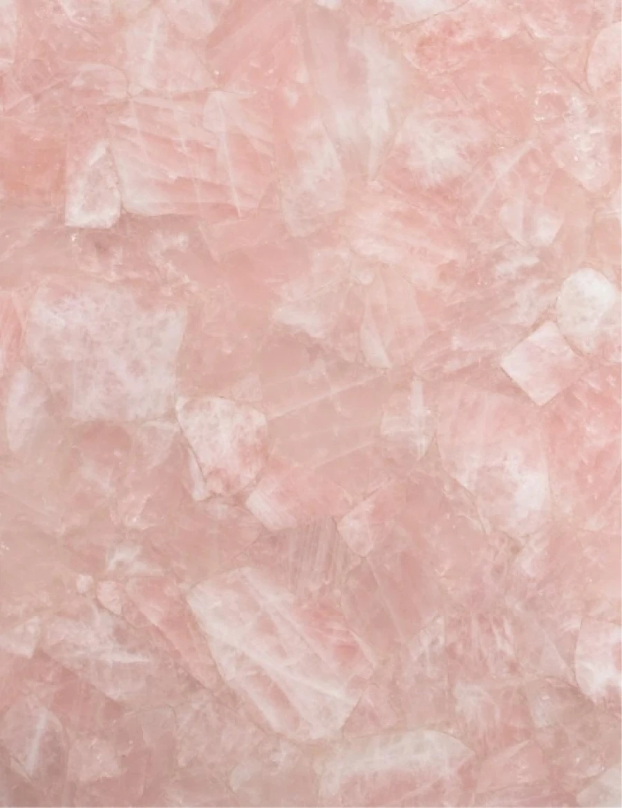 Halbedelsteinen pink quartz